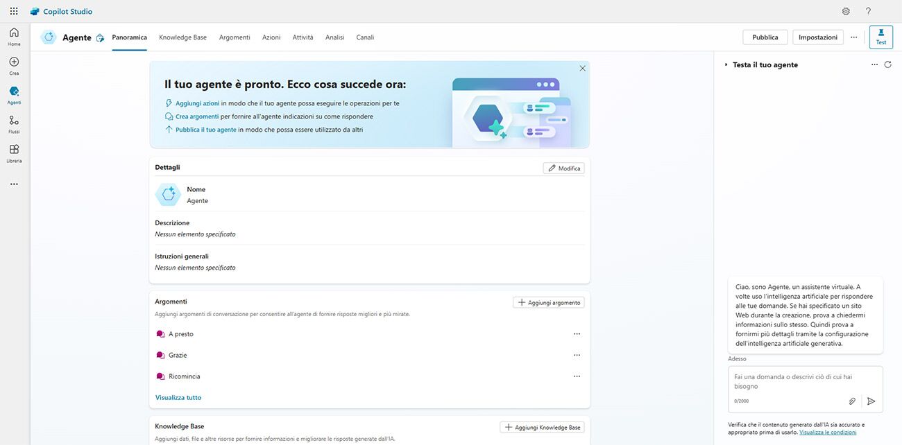 applicativo microsoft copilot studio - Innovio