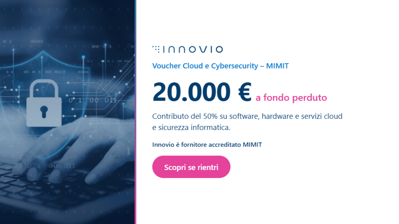 Voucher Cloud e Cybersecurity 2026 - Innovio